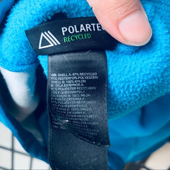 The North Face Polartec turquoise Denali fleece M - Picture 7 of 9